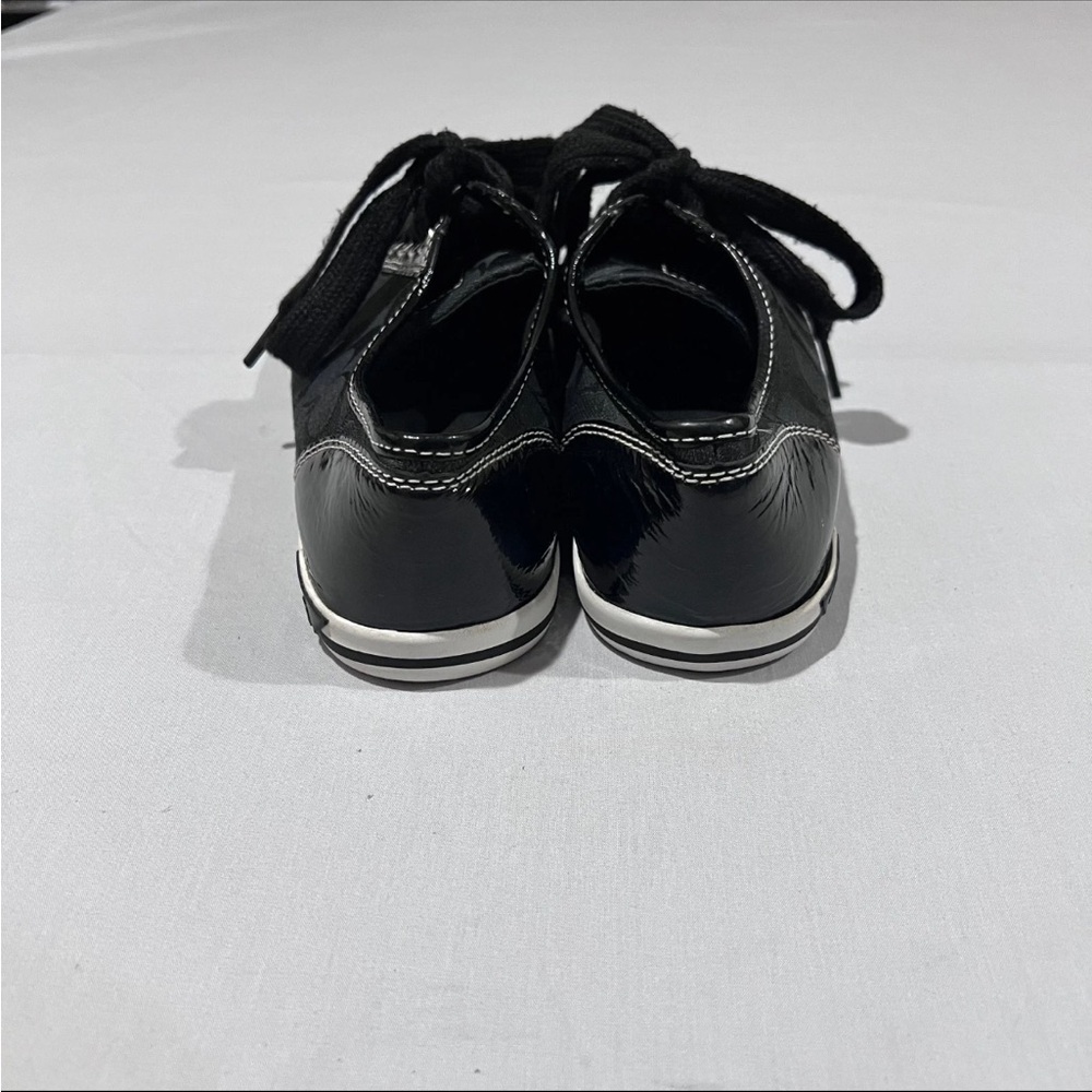 Coach Brodi Women's Black Signature Logo C Lace Up Sneakers Shoes Size 8.5b View 6